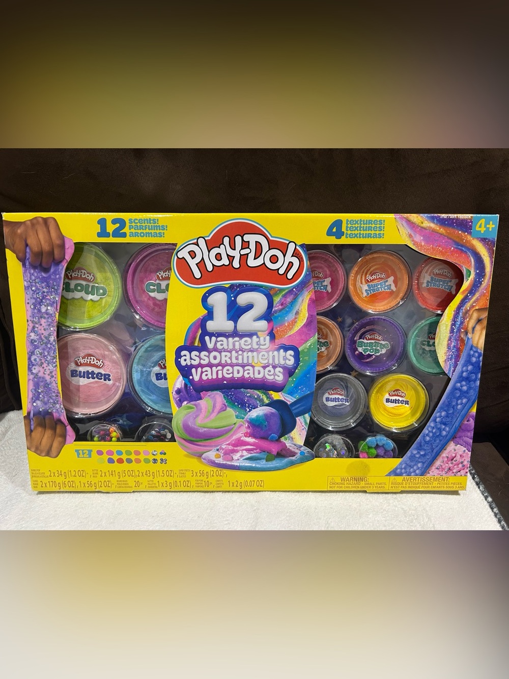 The Play-Doh 12 Variety Assortments Pack (featuring 12 scents and 4 textures)